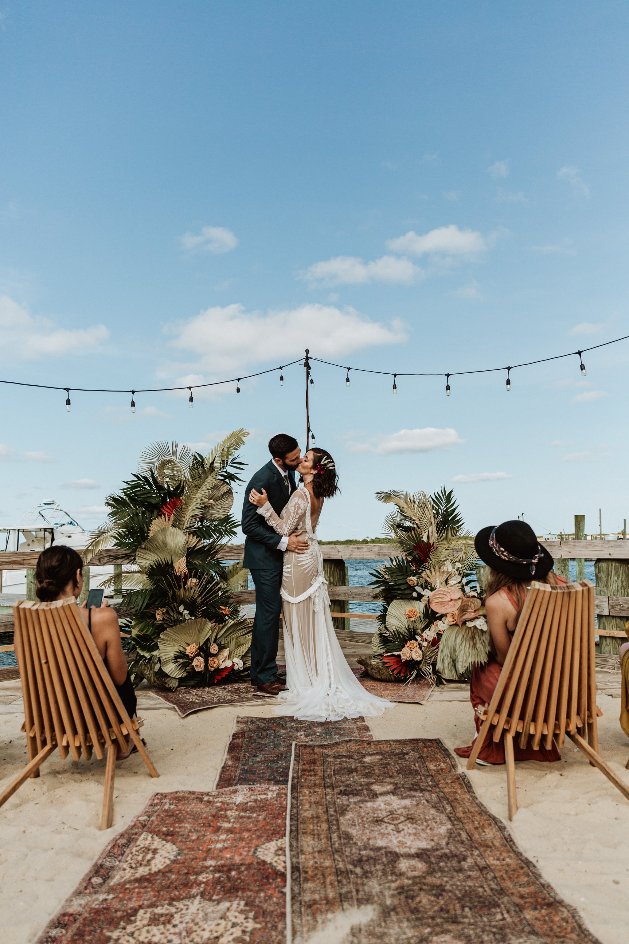 boho tropical wedding