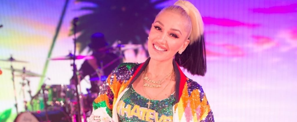 See Gwen Stefani Wearing a Glitter Outfit on The Today Show