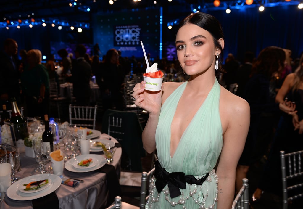 Lucy Hale and Ashleigh Murray at the Critics' Choice 2020