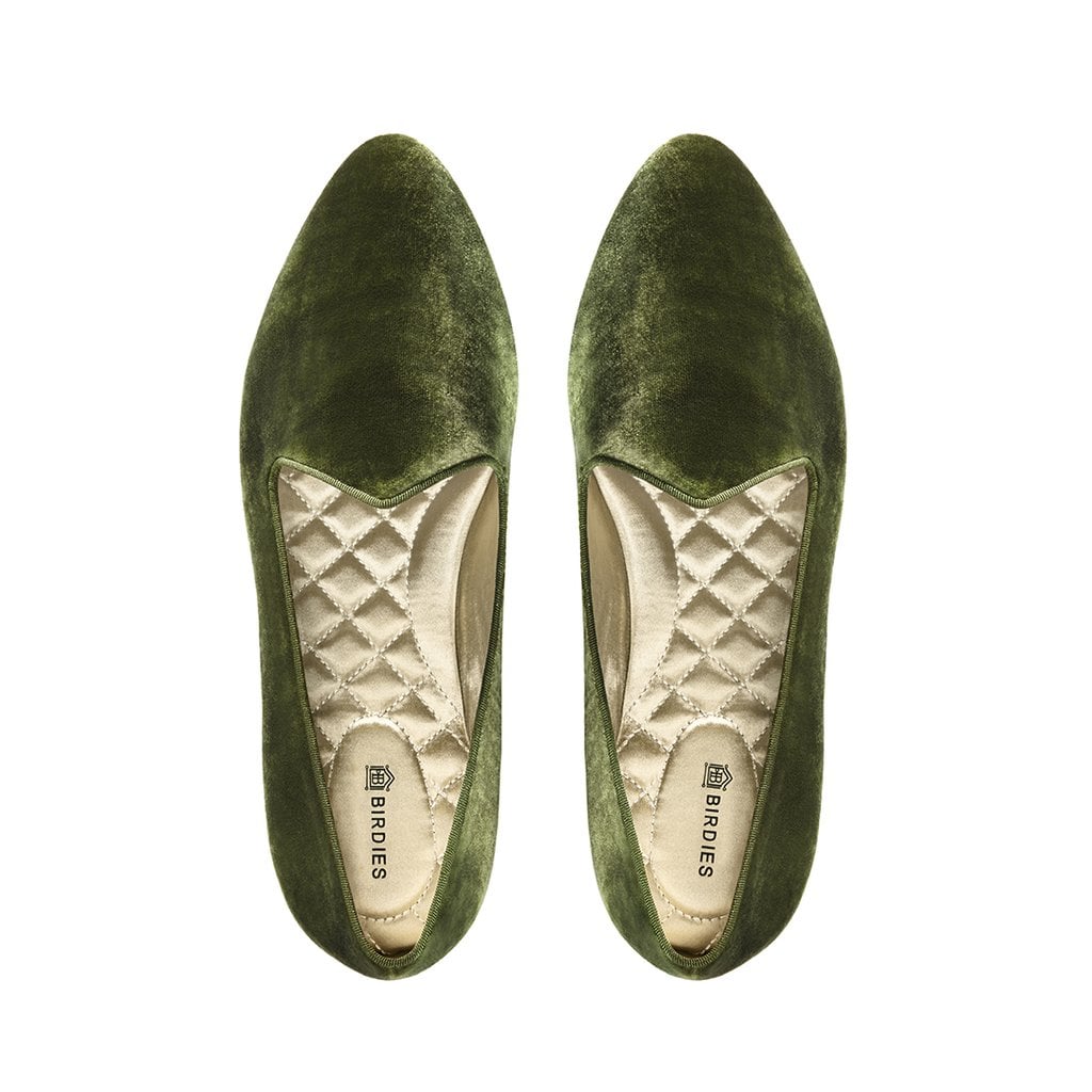 Birdies The Heron in Olive | Meghan Markle Birdies Flats in New Zealand 2018 | POPSUGAR Fashion 