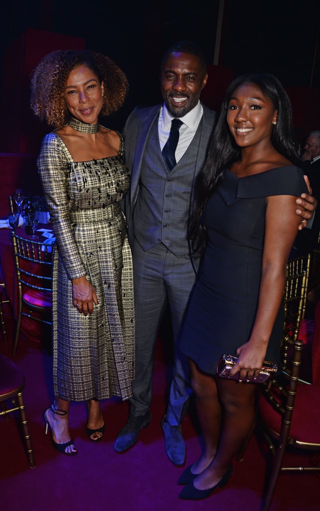 Idris Elba and Family at the Evening Standard Awards