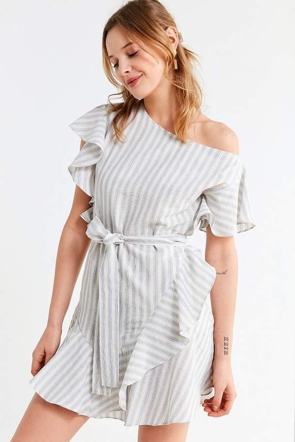 Heartloom Mariel Striped Ruffle Dress