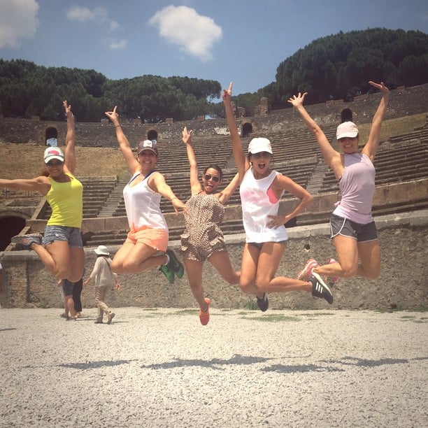 She's Visiting Roman Ruins