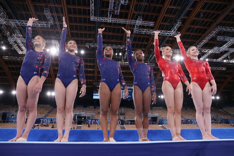 2021 Tokyo US Women's Gymnastics Team Leotards Worn During Competion