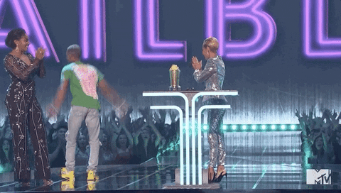 Jada Pinkett Smith and Jaden Smith at the 2019 MTV Awards
