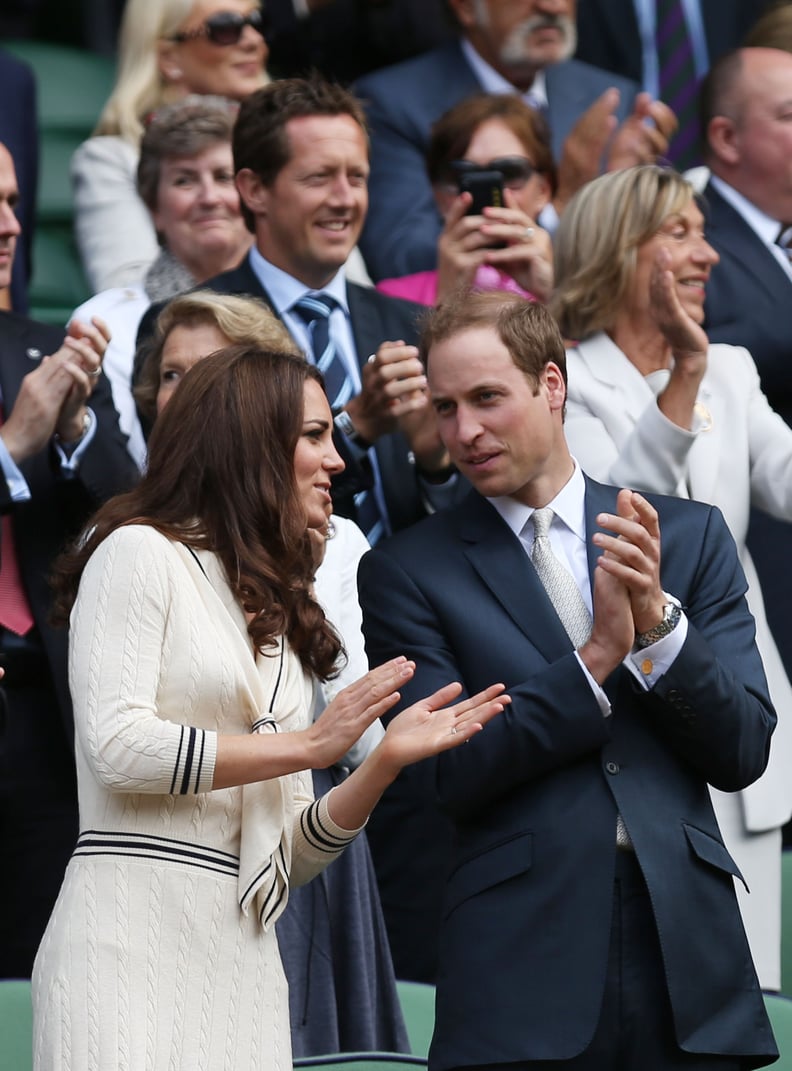 Kate and Will at Wimbledon 2012