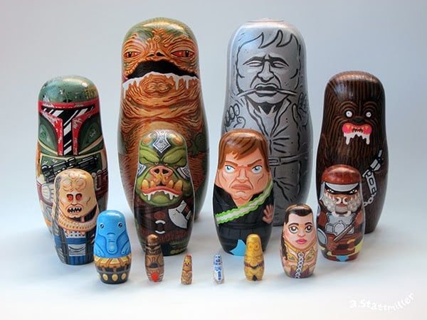 Notable characters from Jabba's Palace in Star Wars.