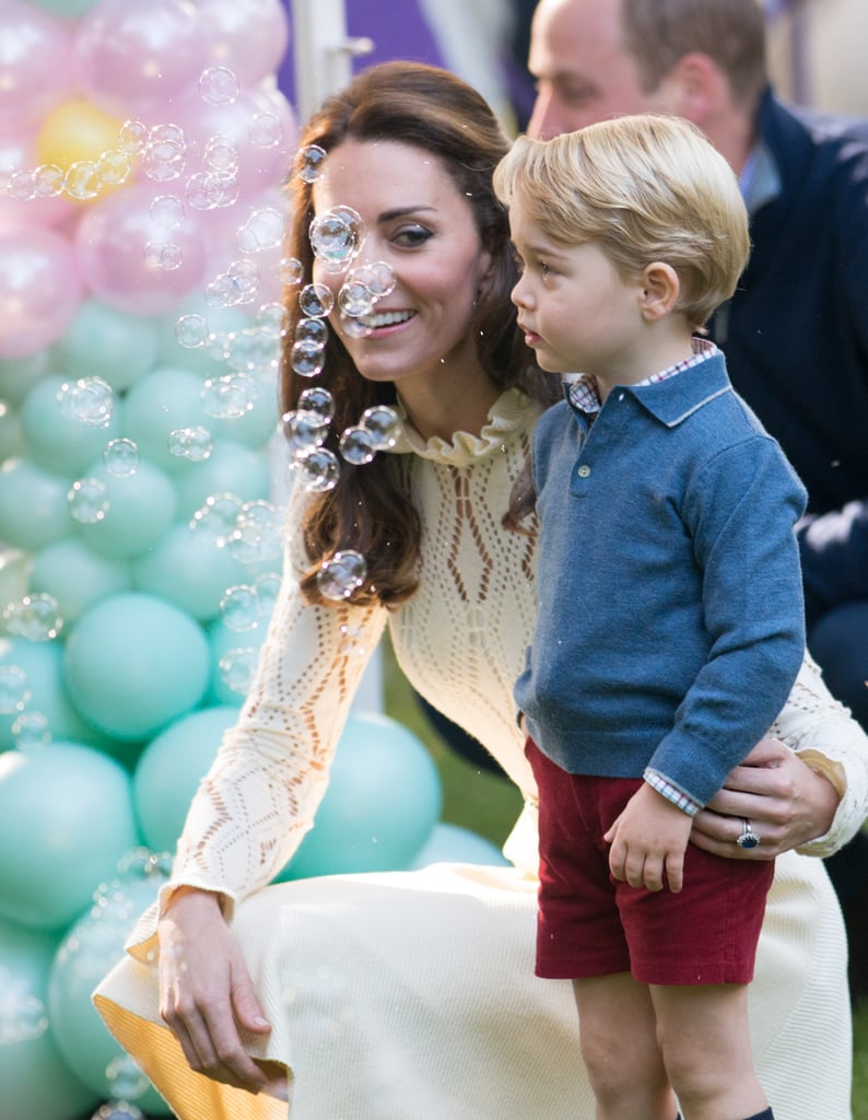 When she glowed watching the world through her child's eyes.