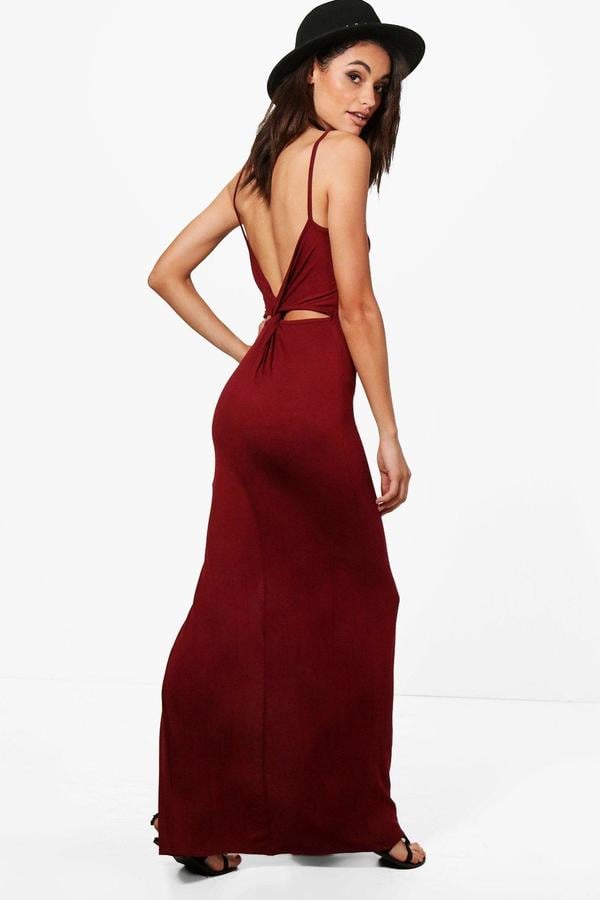 Taylor Swift's Maroon Bridesmaid Dress | PS Fashion