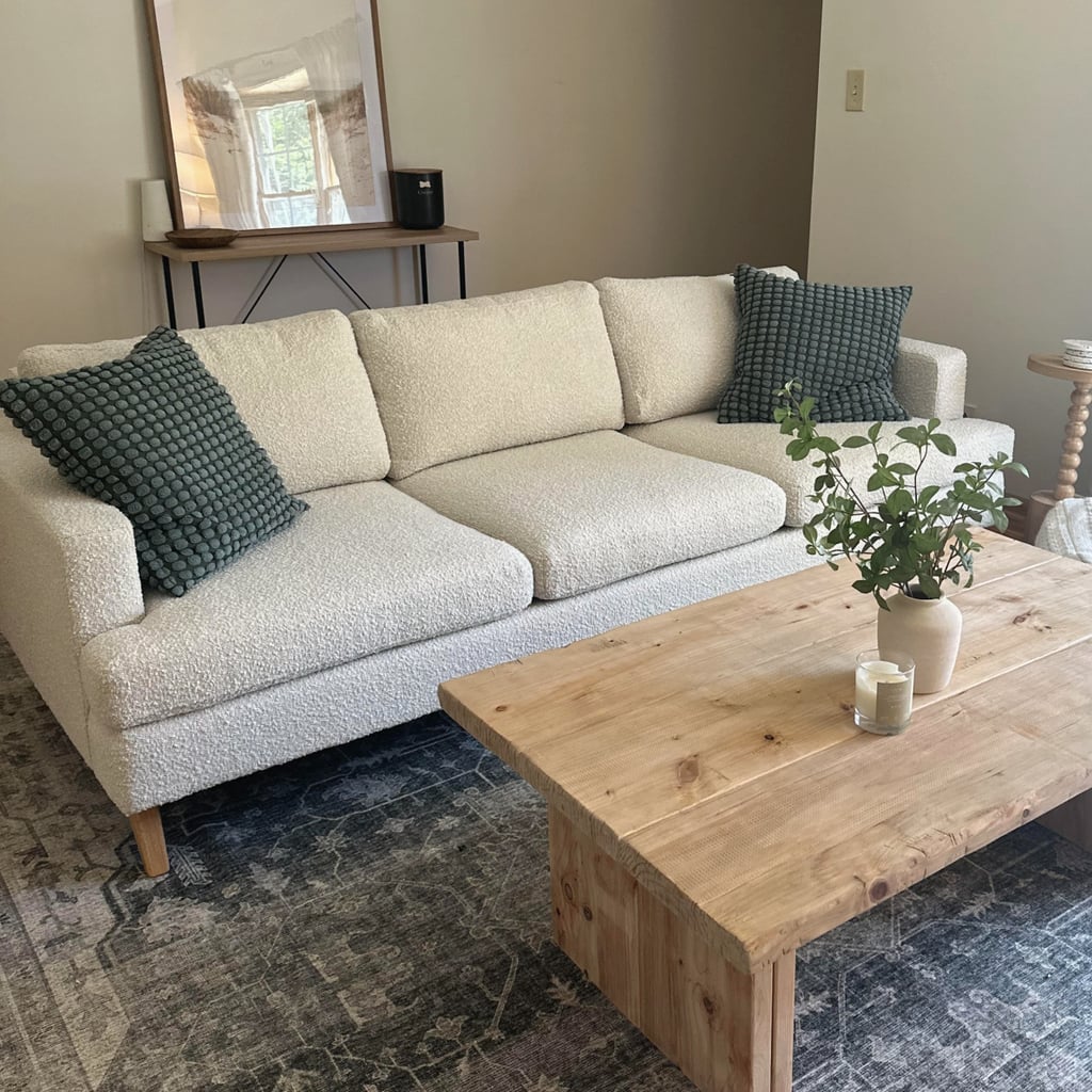 I Found the Comfy Bouclé Couch of My Dreams and It's 35% Off Right Now