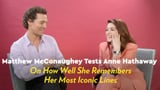 Anne Hathaway and Matthew McConaughey Serenity Interview