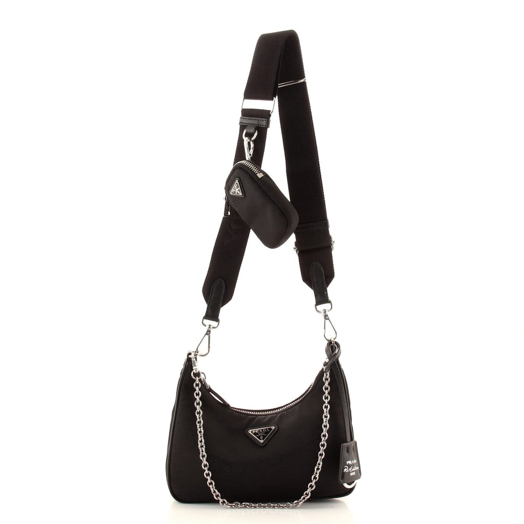 Prada Re-Edition 2005 Shoulder Bag Tessuto Small Black