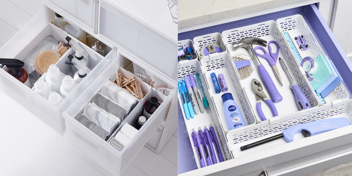 Mebbay Expandable Plastic Drawer Organizer – All About Tidy