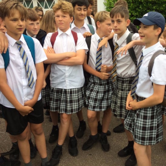 Boys Wearing Skirts to Protest School Uniforms