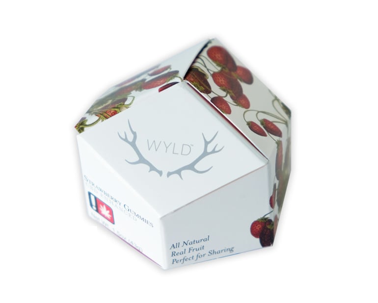 WYLD Strawberry CBD Gummies