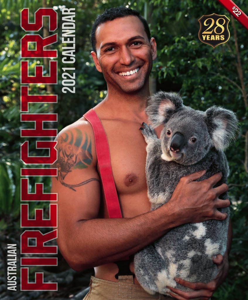 Australian Firefighters 2021 Animal Lovers Calendar Photos of