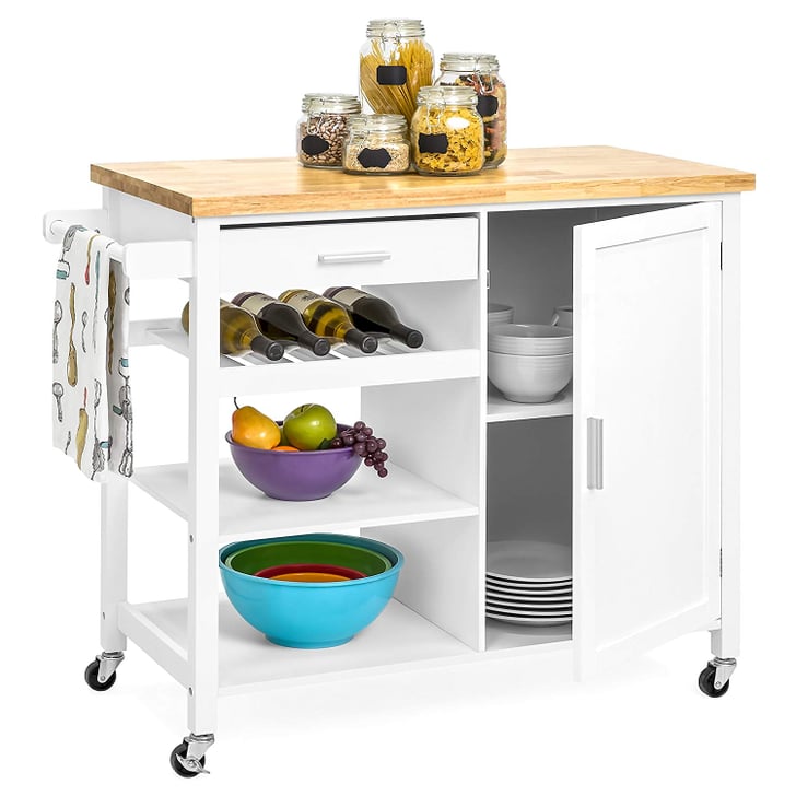 Best Choice Products Portable Kitchen Island Cocktail Cart ...