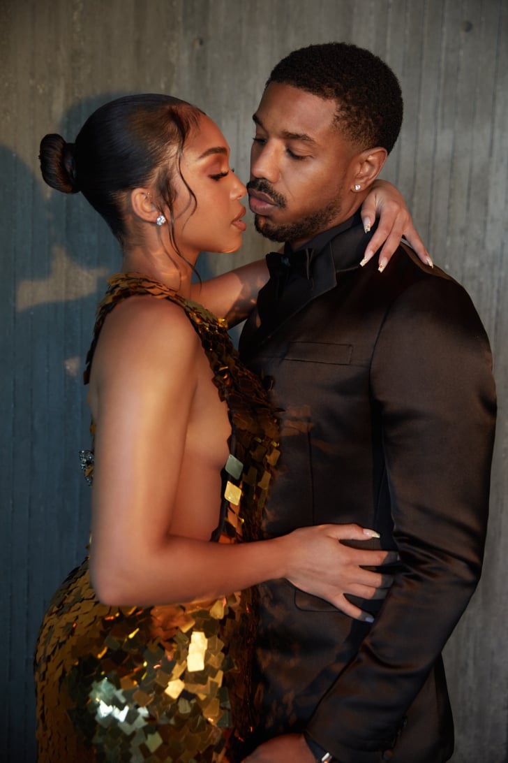 Michael B. Jordan and Lori Harvey Wear Prada For Premiere
