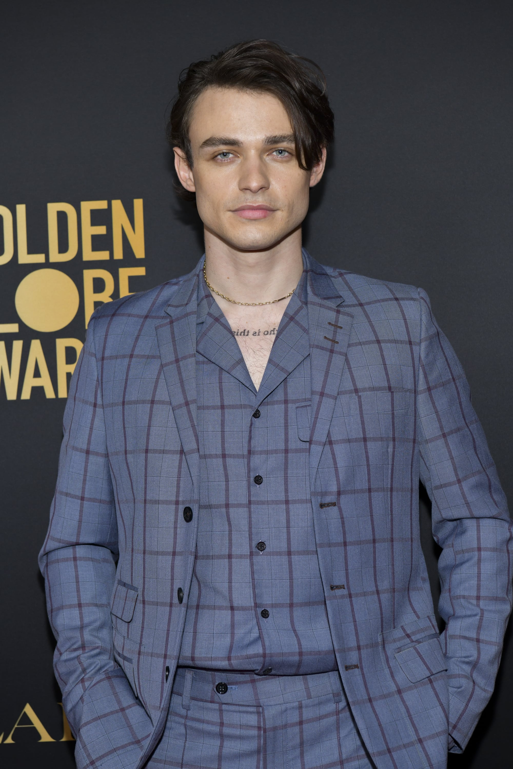 WEST HOLLYWOOD, CALIFORNIA - NOVEMBER 14: Thomas Doherty attends the HFPA and THR Golden Globe Ambassador Party at Catch LA on November 14, 2019 in West Hollywood, California. (Photo by Rodin Eckenroth/Getty Images)