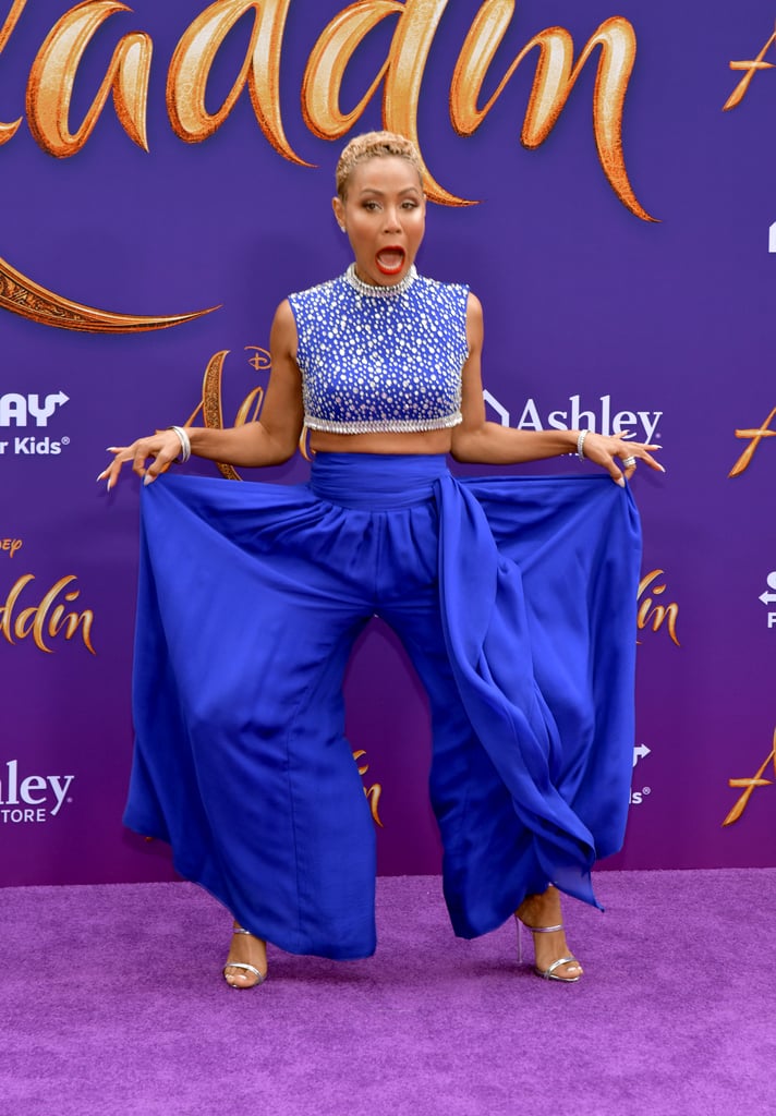 Jada Pinkett Smith's Genie Outfit at Aladdin Premiere
