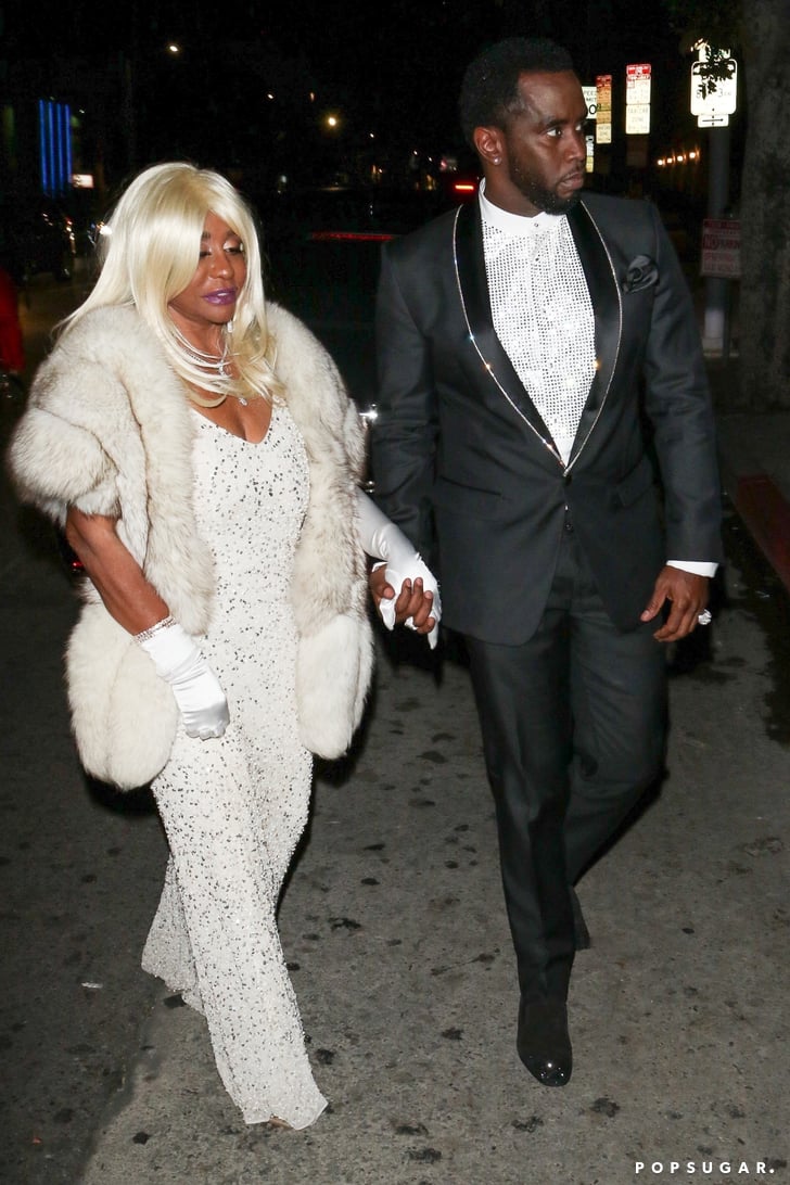 Diddy and His Mom, Janice Combs Diana Ross Birthday Party Pictures