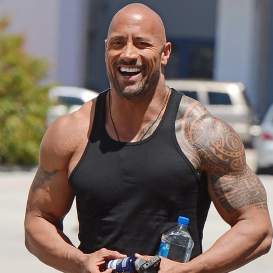 Dwayne Johnson in Tight Shirts Pictures