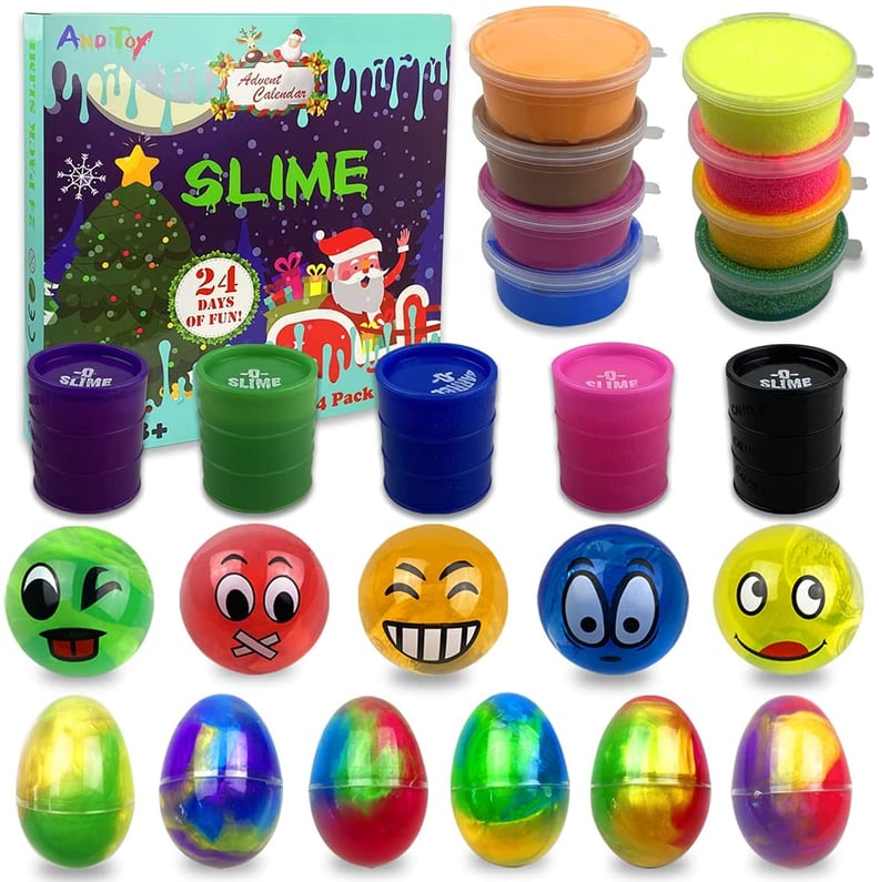 Slime Advent Calendar For Kids: Anditoy Slime Advent Calendar