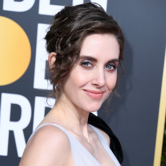 Alison Brie Golden Globes Hair