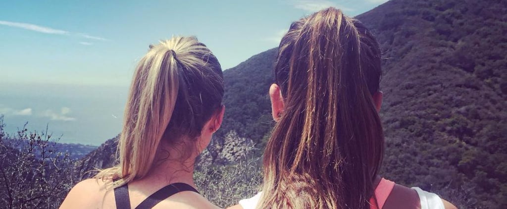 Lea Michele Hiking