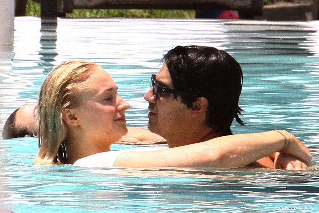 Joe Jonas and Sophie Turner Kissing in Miami August 2018