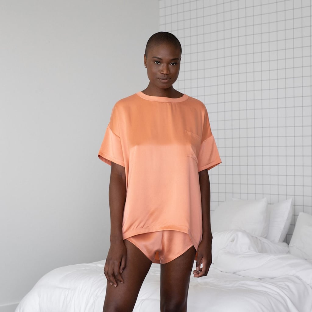 Washable Silk Tee Set