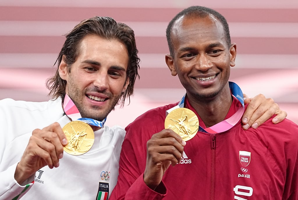 Olympic High Jumpers Share the Gold Medal | Photos