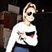 Gigi Hadid Wearing Sneakers