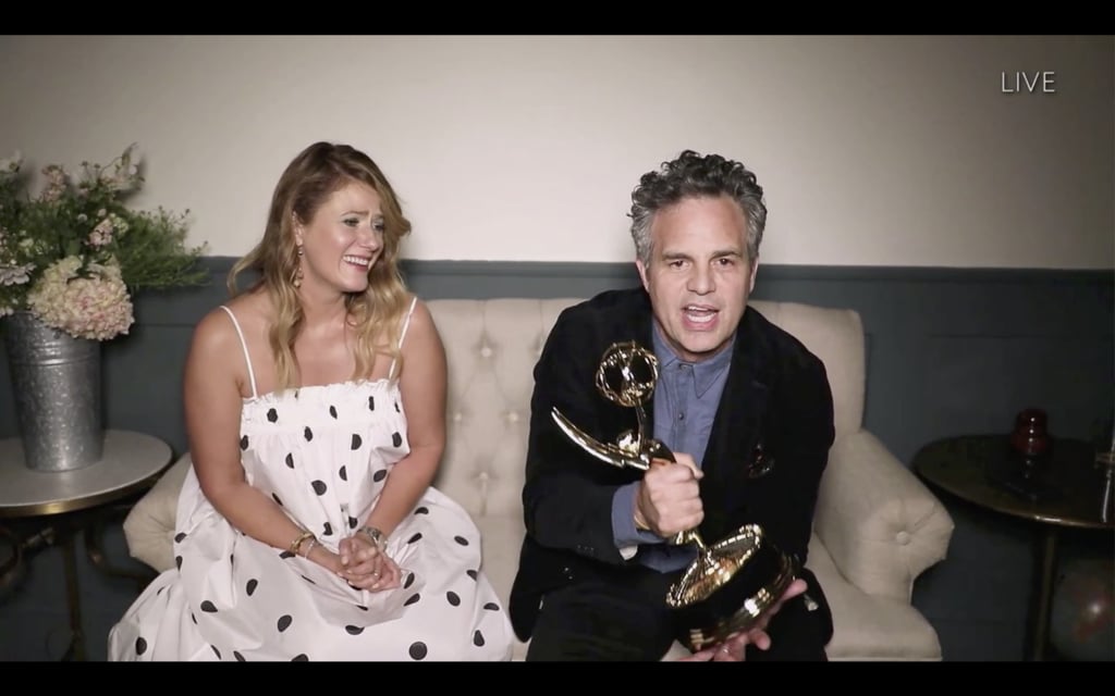 Sunrise Coigney and Mark Ruffalo at the 2020 Emmys