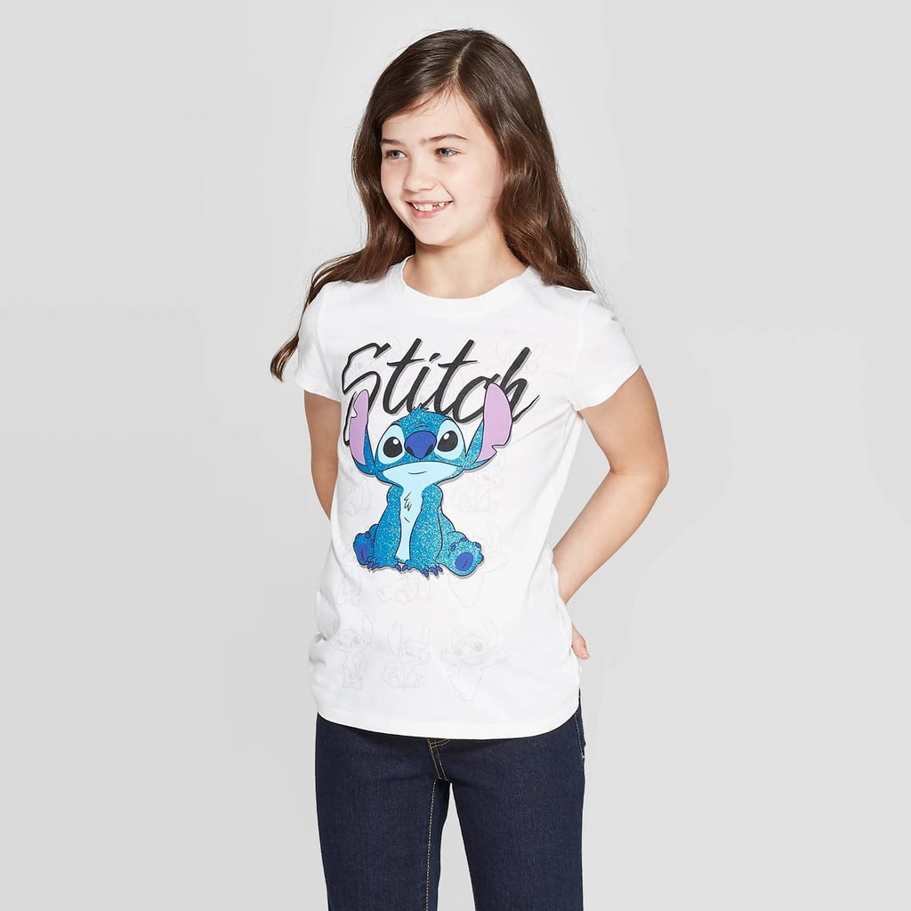 Girls' Disney Stitch Short Sleeve T-Shirt