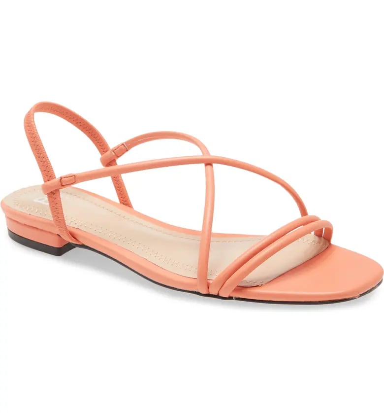 New York & Company Womens Fiona Flat Sandals