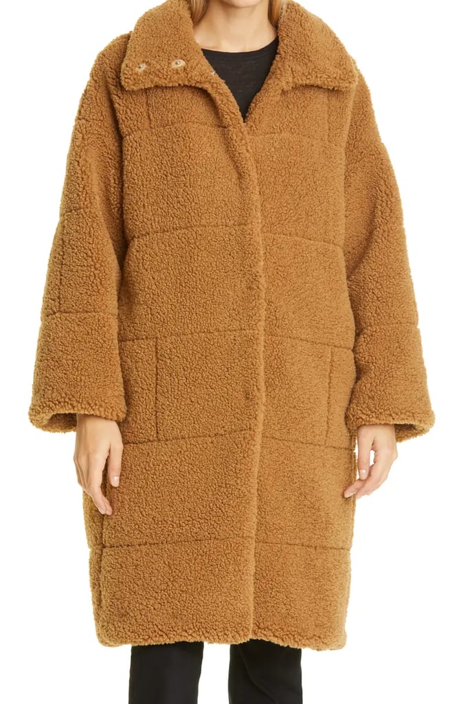 Frame Faux Shearling Coat