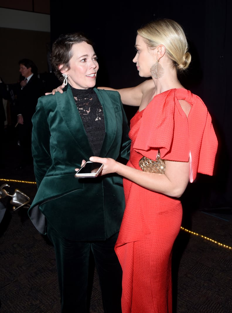 When she had a deep chat with Emily Blunt.