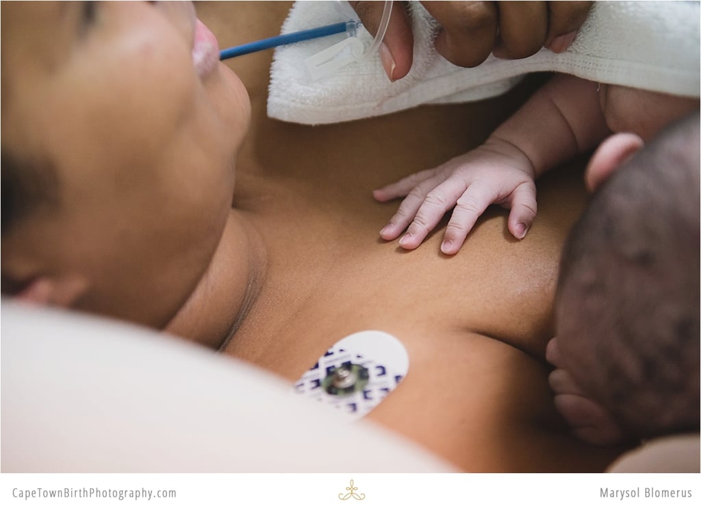 Birth Photos and Sibling Meeting Baby