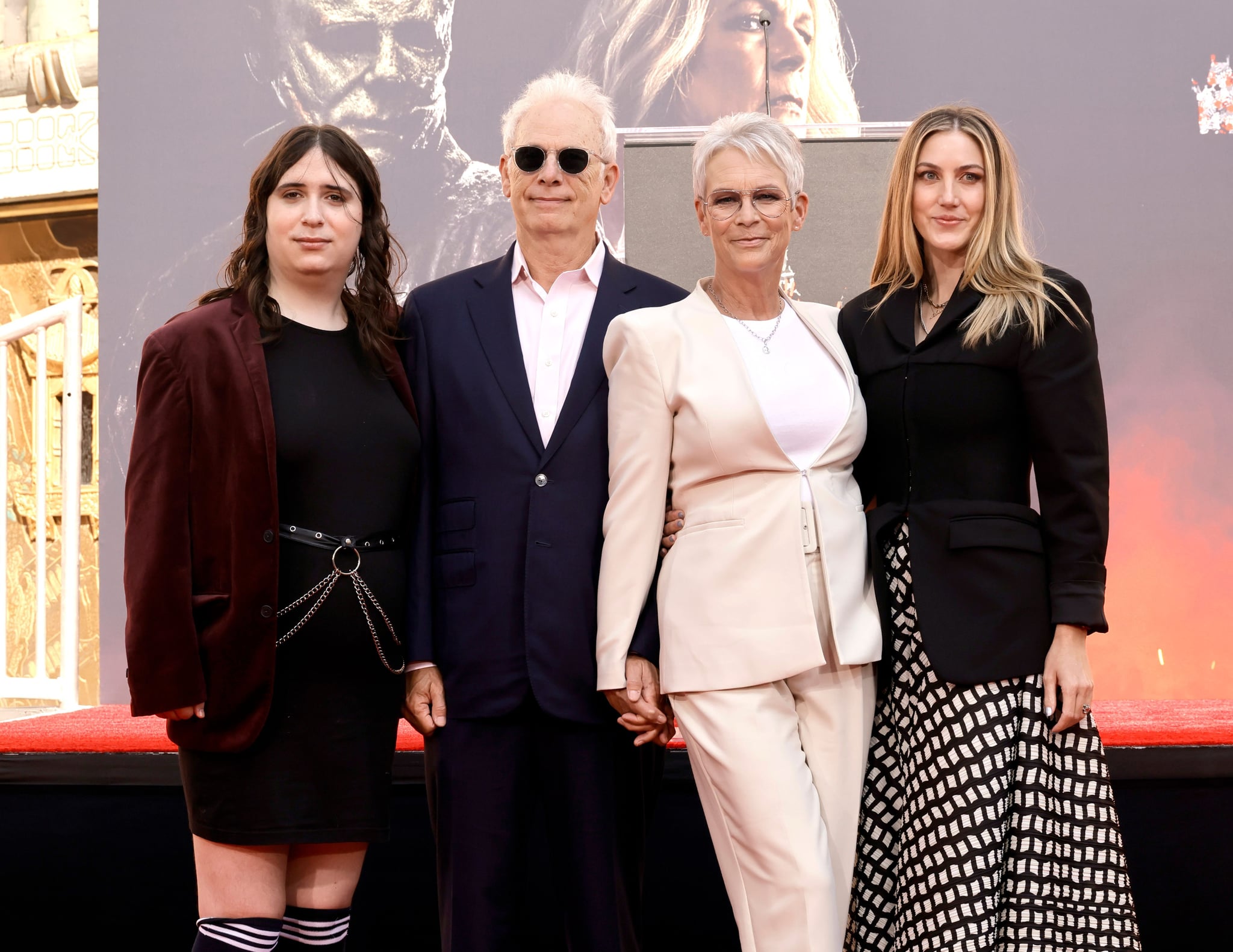 Jamie Lee Curtis's Family at Her Hand and Footprint Ceremony | POPSUGAR  Celebrity