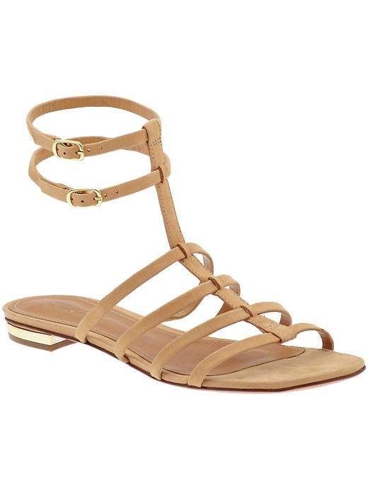 Schutz Charleigh nude gladiator flat sandals ($124, originally $155) | The  Shoes You Need to See at Piperlime's Big Sale | POPSUGAR Fashion Photo 8