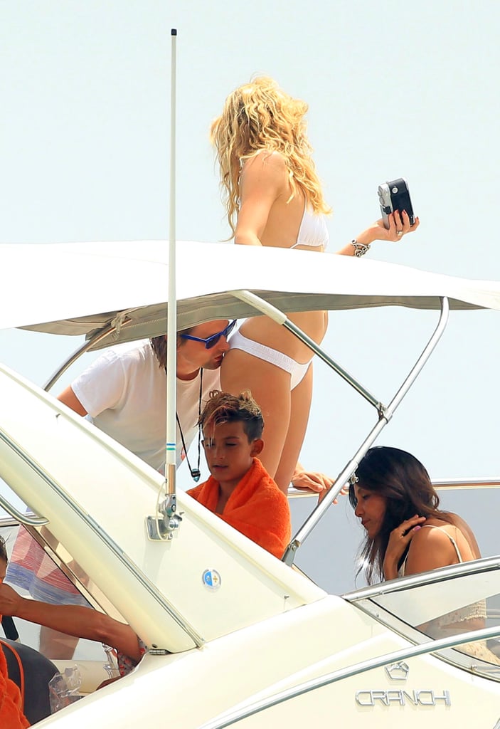 Kate Hudson in a Bikini With Matt Bellamy in Ibiza 2014