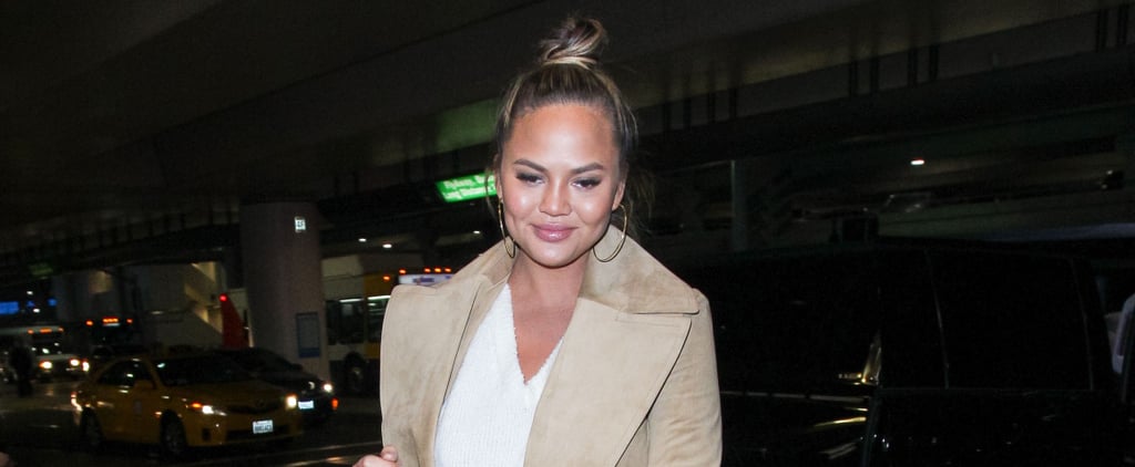 Chrissy Teigen's Fur Tote Bag
