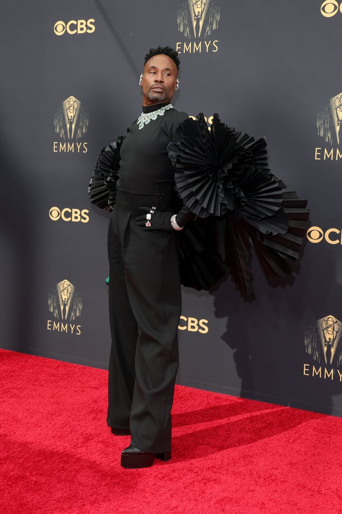 See Billy Porter's Black Swan Emmys Red Carpet Look 2021