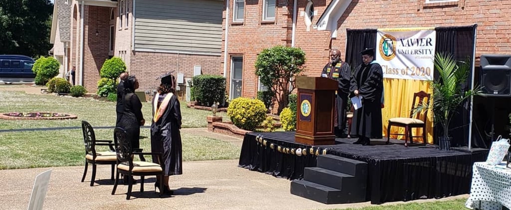 Dad Builds Stage in Driveway For Daughter's College Graduate