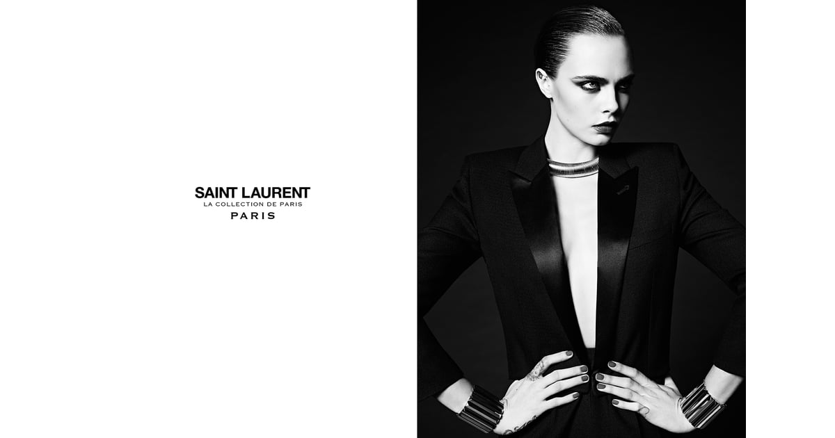 Cara Delevingne Saint Laurent Campaign Spring 2016 | POPSUGAR Fashion ...