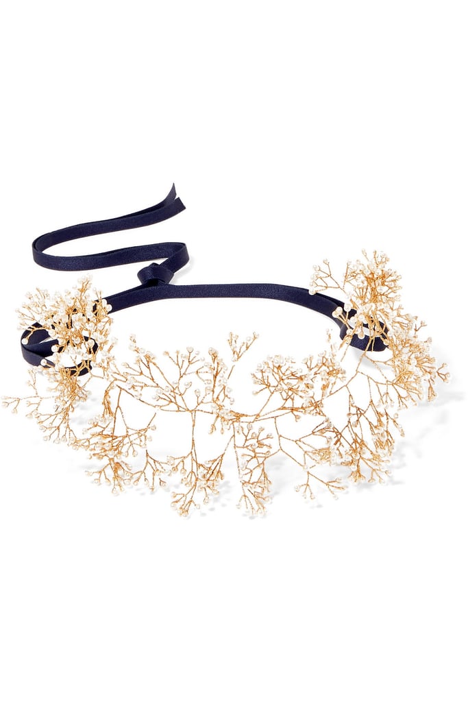 14 / Quatorze Baby's Breath Gold-Tone Pearl Headband