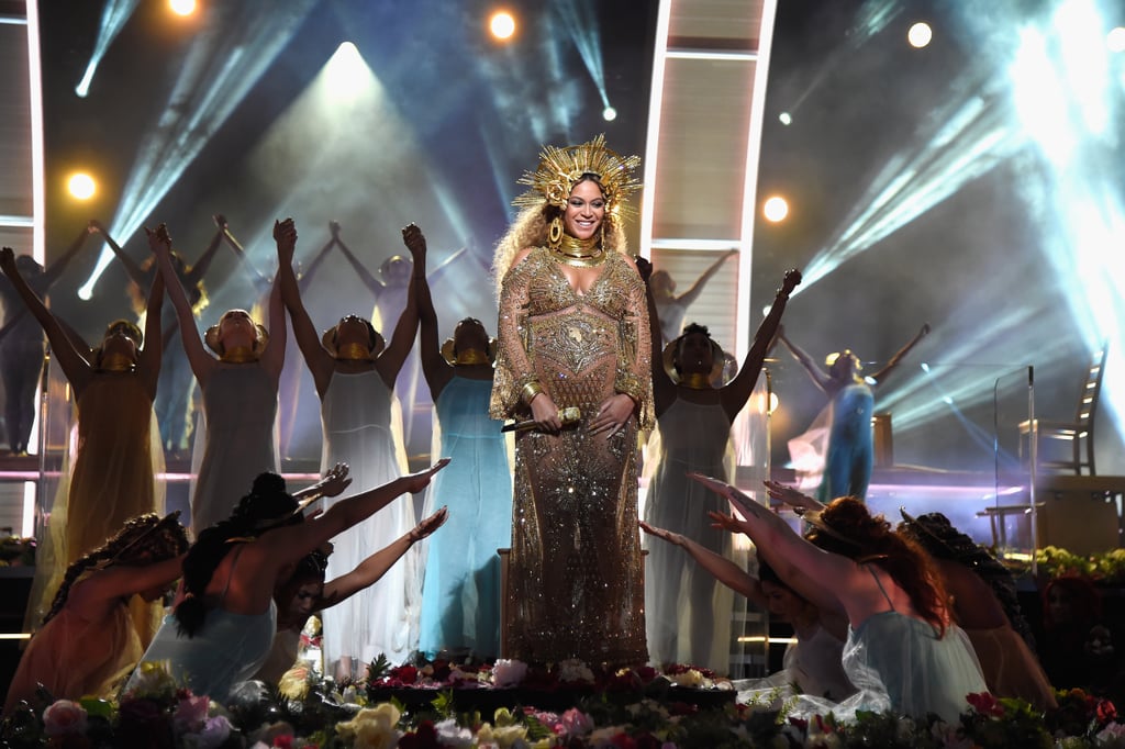 Beyonce Knowles at the 2017 Grammys