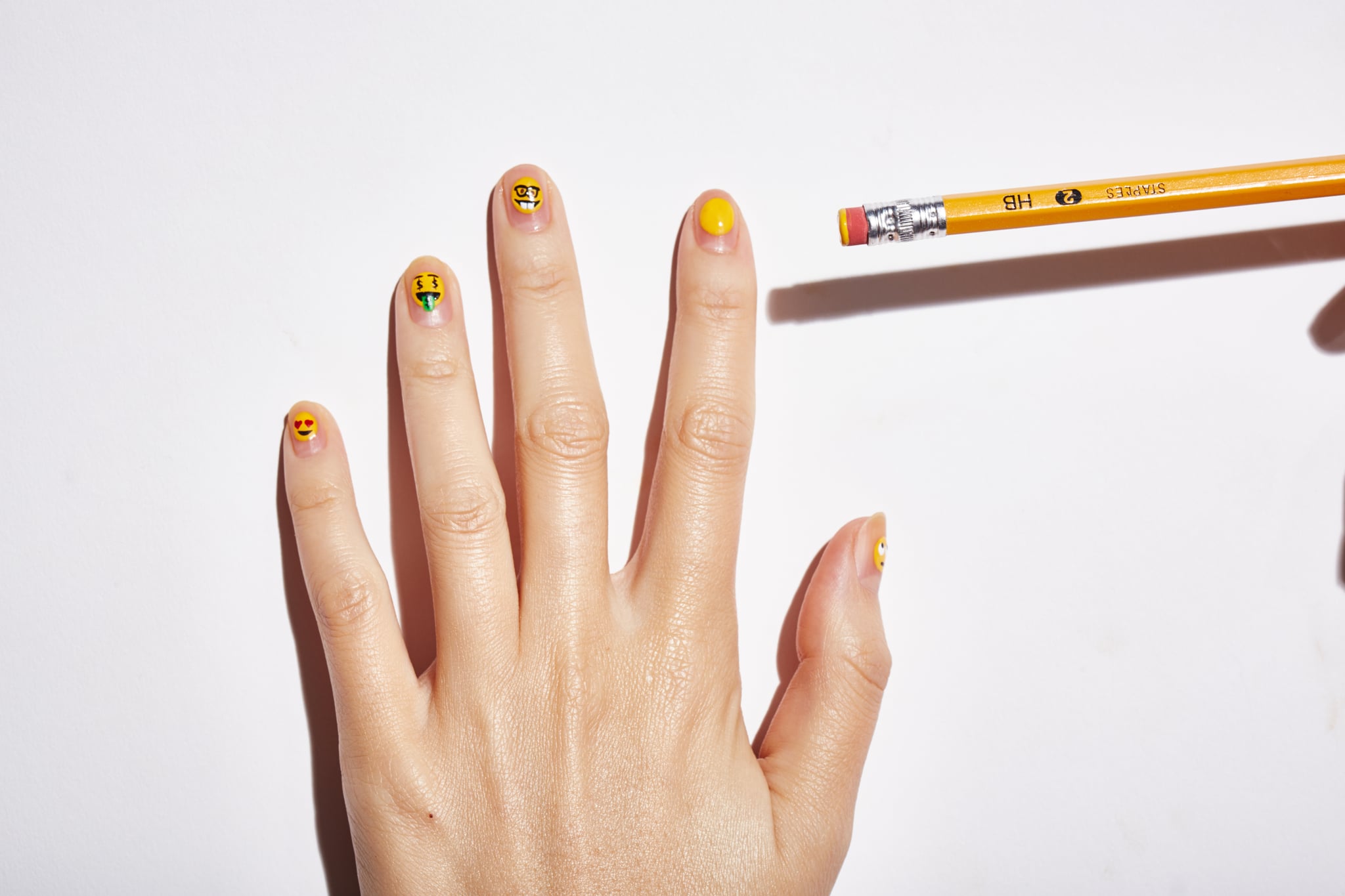 Step 2 How To Paint Tiny Adorably Chic Emoji On Your Nails