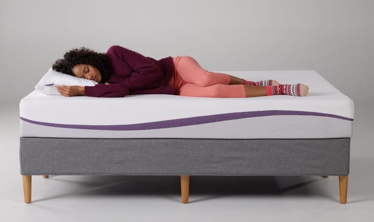 purple mattress made of
